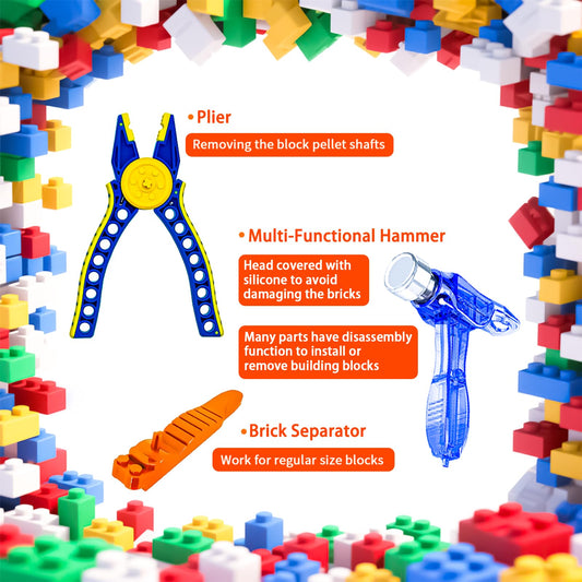 TZBTSTEAM pliers with silicone guard keeping blocks safe during removal.