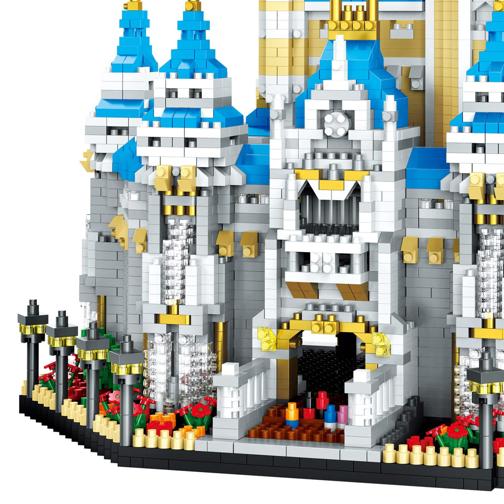 TzFioy Fairyland Castle assembled model showcased on desk for inspiring display