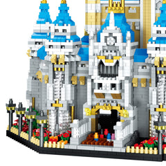 TzFioy Fairyland Castle assembled model showcased on desk for inspiring display