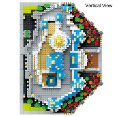 TzFioy Fairyland Castle close-up detail reveals precise tiny bricks for skilled builders