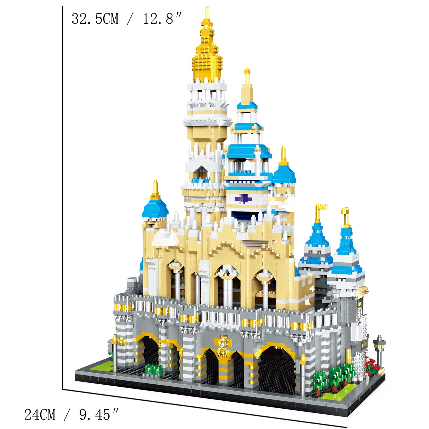 TzFioy Fairyland Castle side view emphasizes compact craftsmanship and collector-worthy appeal