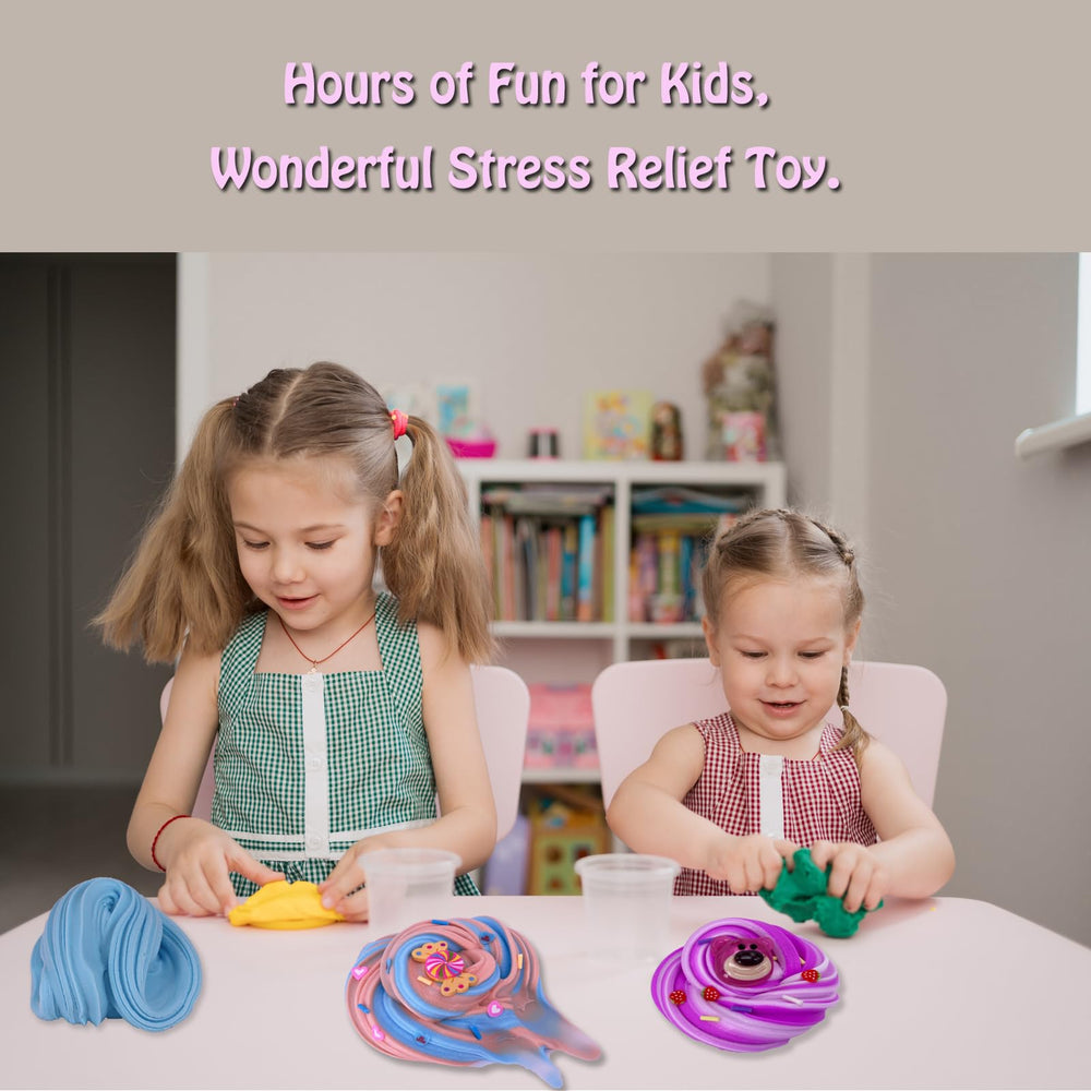 Tzsofesko slime gadgets inside pack showcase variety for creative play.