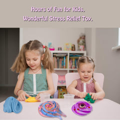 Tzsofesko slime gadgets inside pack showcase variety for creative play.