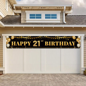 TZSS large 9.8ft backdrop creates bold party signage for photos.