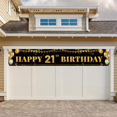TZSS large 9.8ft backdrop creates bold party signage for photos.