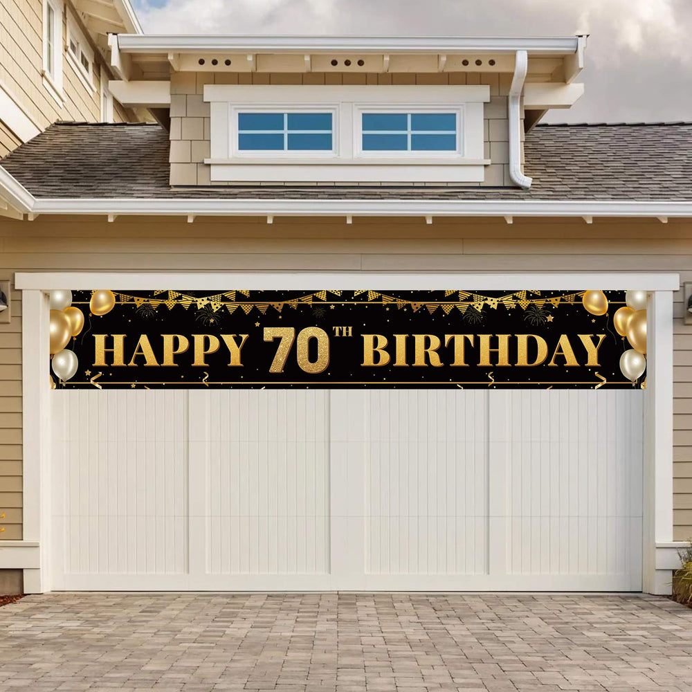 TZSS banner hung over a doorway for a festive entry