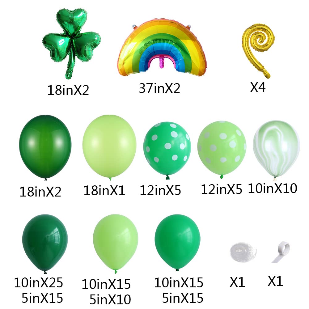 UAEYW Apple green balloons add festive brightness to your celebration