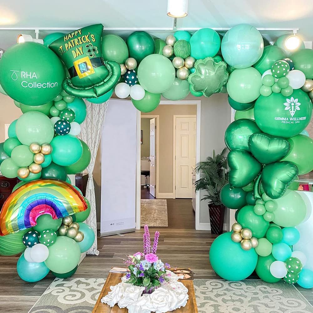 UAEYW Green balloons set for versatile party styling