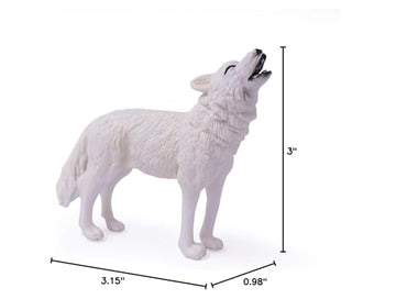 UANDME wolf toy figurines display complements shelves and cake toppers
