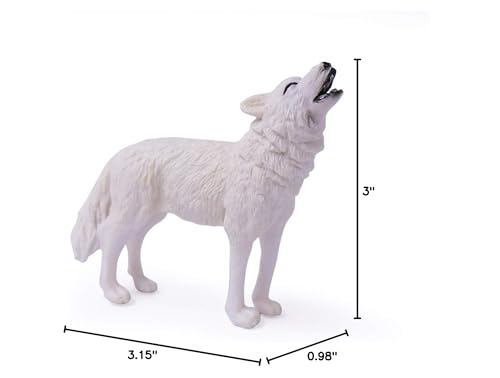 UANDME wolf toy figurines display complements shelves and cake toppers