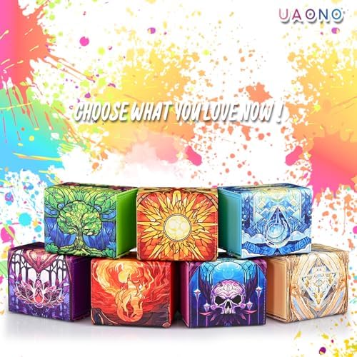 UAONO Card Deck Box includes two dividers for customizable organization