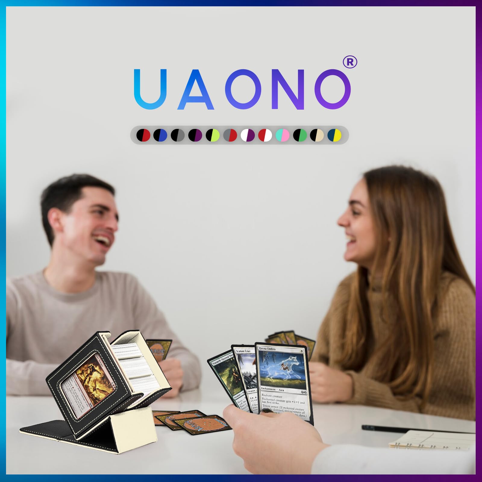 UAONO two dividers included to separate decks and sets.