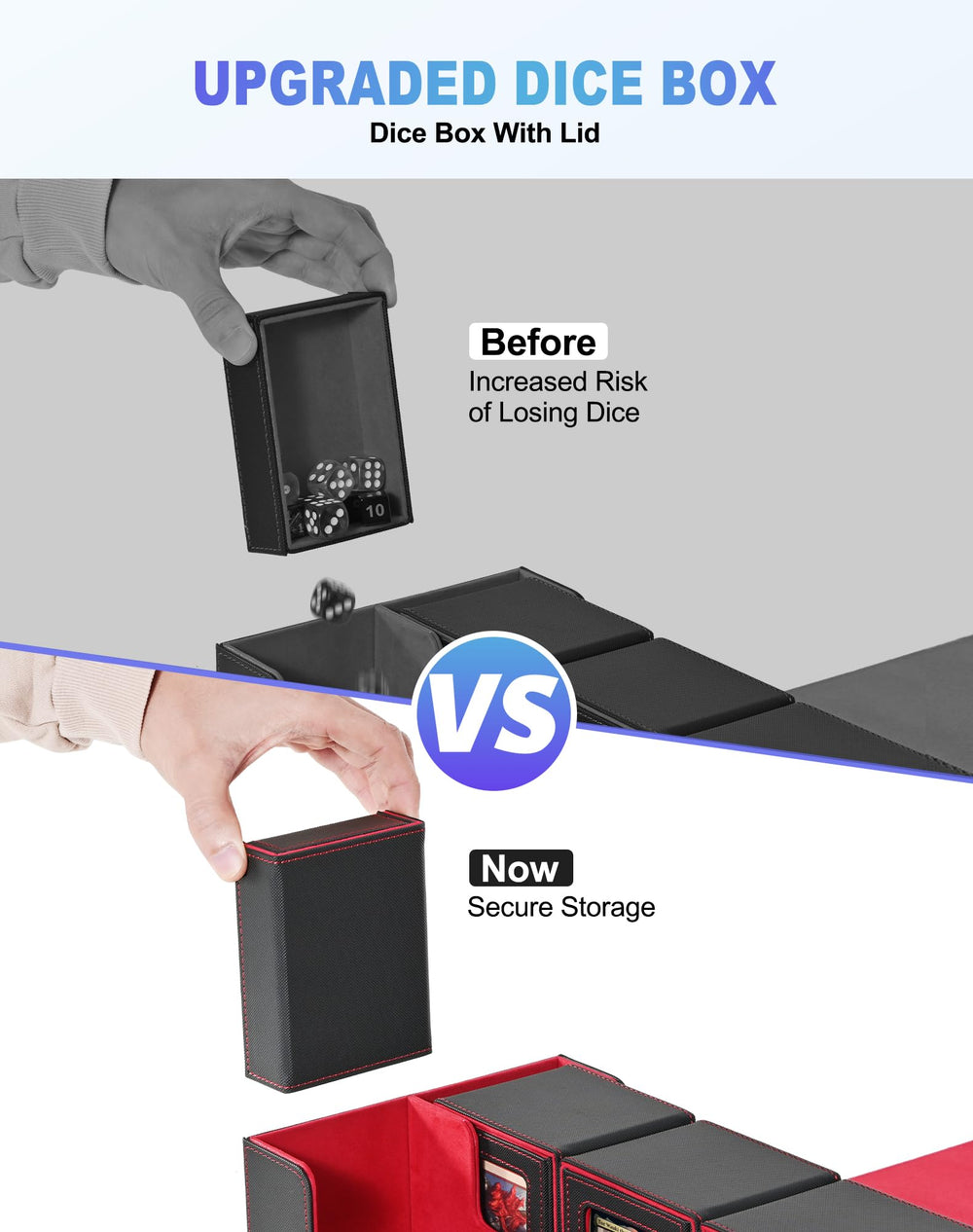 UAONO magnetic closure keeps the lid secure during transport.