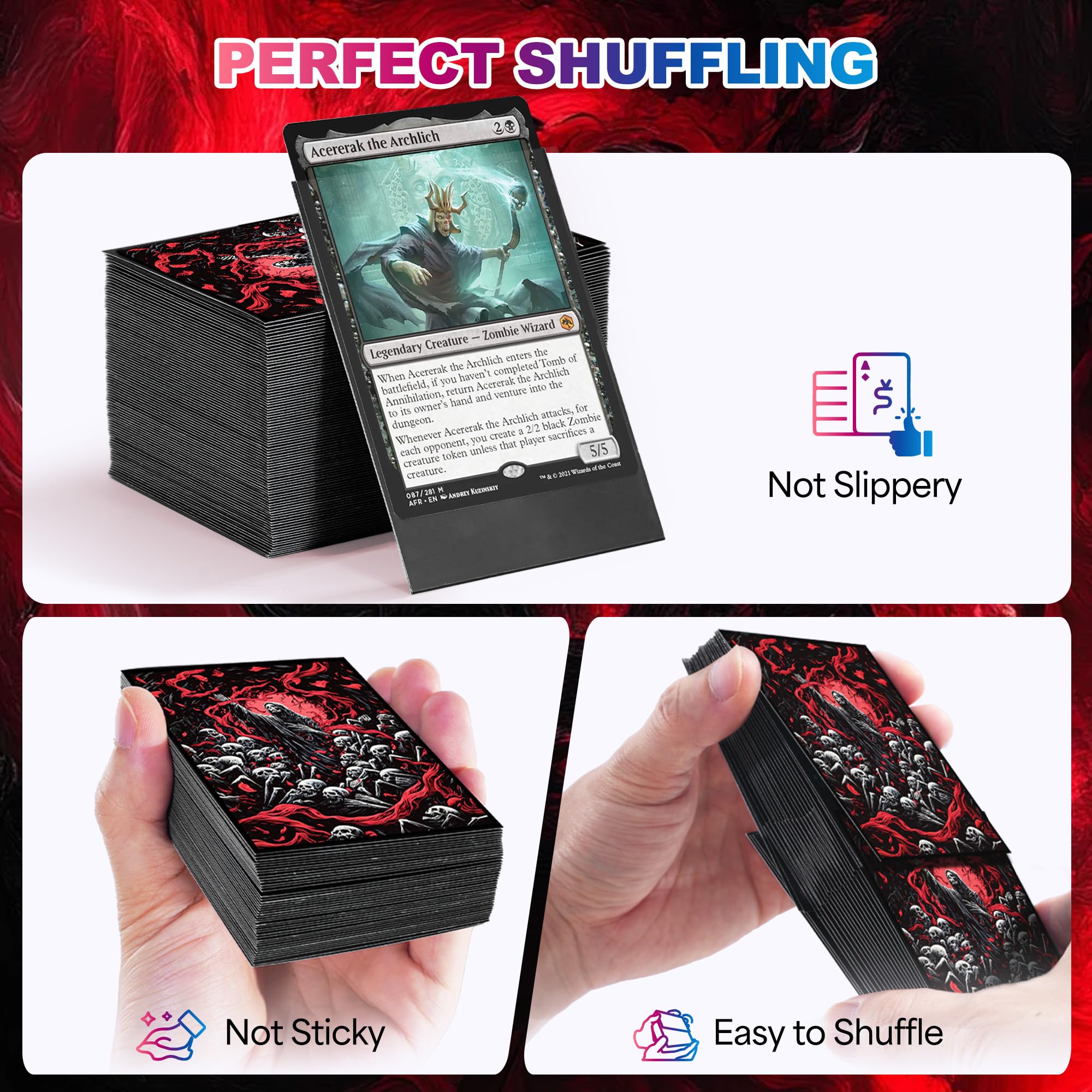UAONO MTG sleeves patterns add stylish storage to your deck