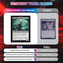 UAONO MTG sleeves standard size 91x66mm fits most MTG cards