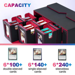 UAONO outer storage case with carry handle and windows ensures easy transport.