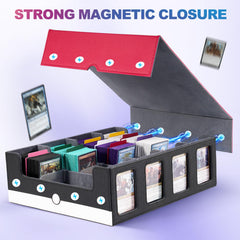 4 repositionable row blockers in UAONO box to prevent card movement during travel