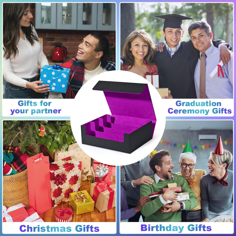 UAONO black and purple design adds stylish protection during transport.