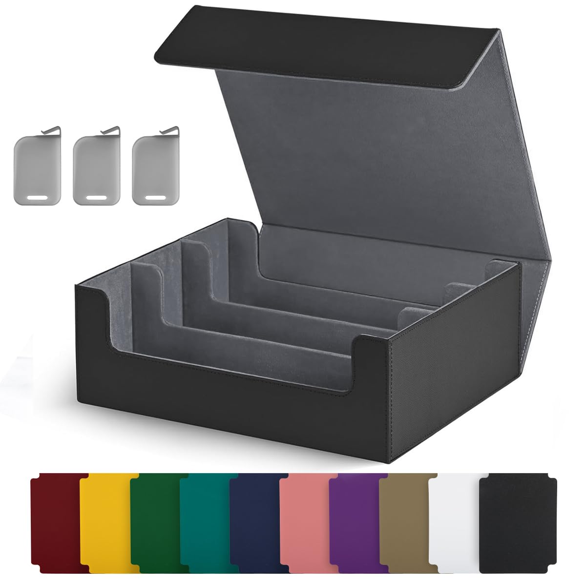 UAONO storage box main compartment keeps collection organized and accessible.