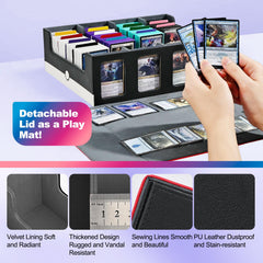 Removable lid of UAONO box doubles as a playmat for quick games