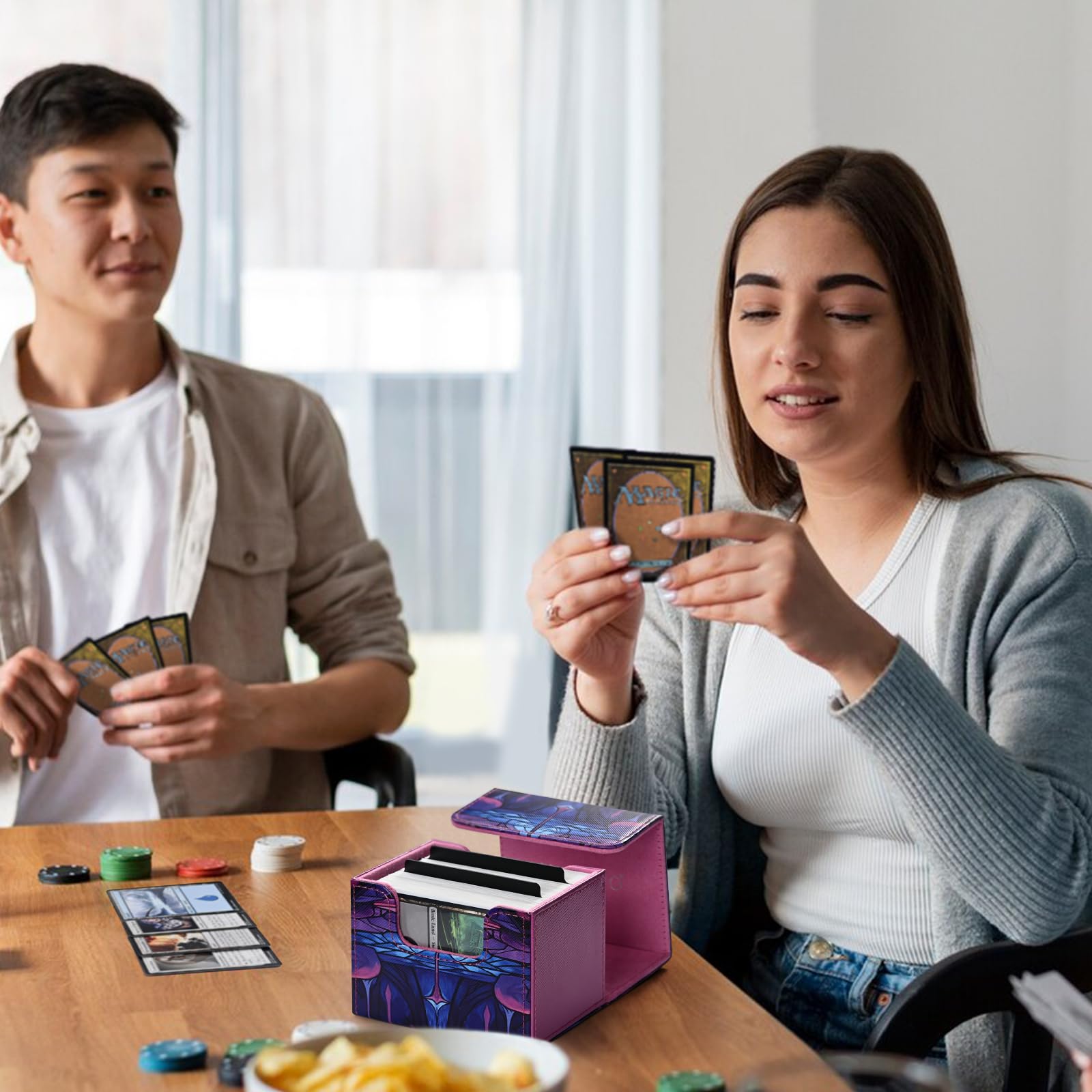 UAONO travel-friendly card storage for Magic, PKM, and Yu-Gi-Oh