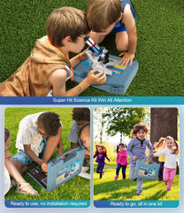 Uarzt durable metal body offers stability during observation and long-term use.