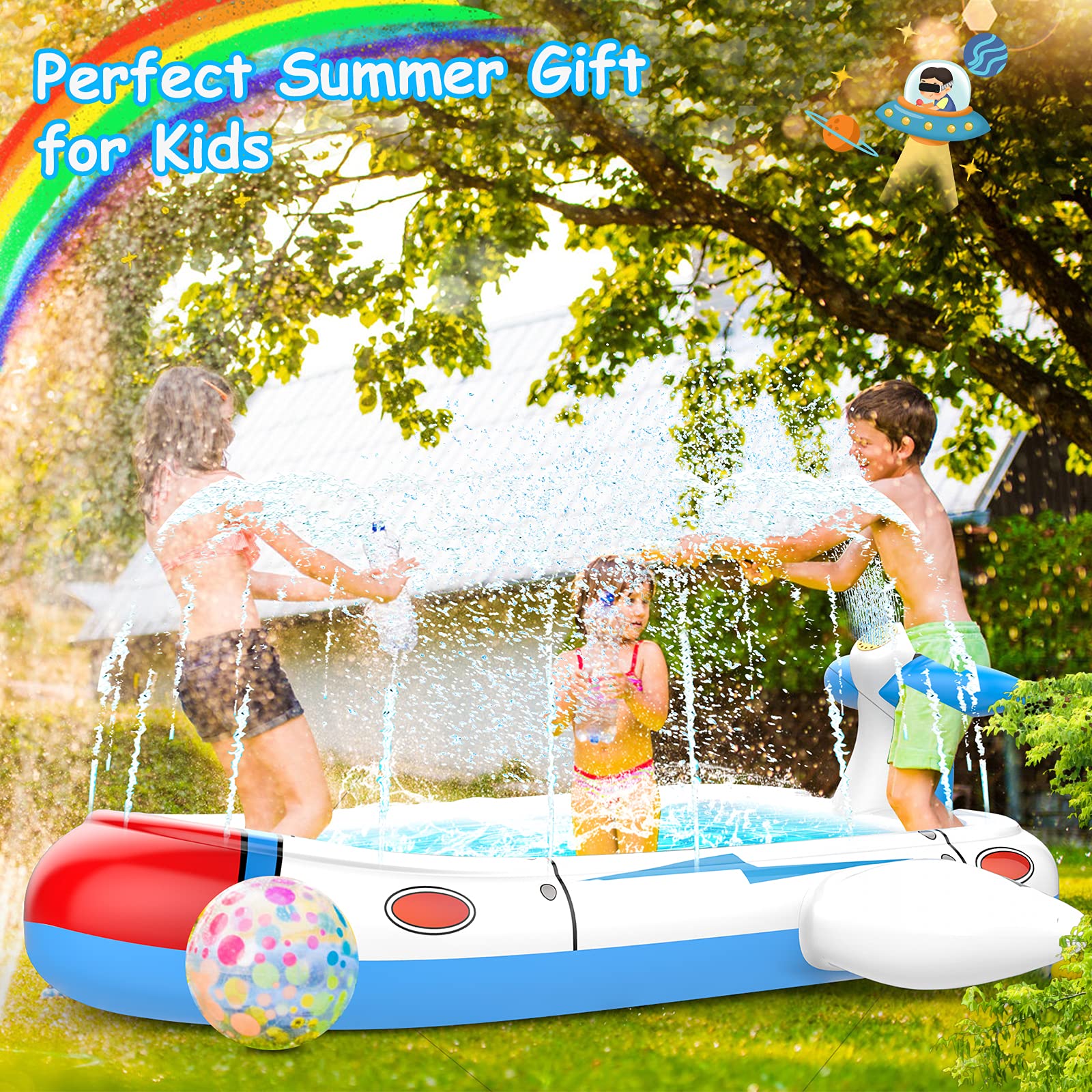 Uarzt durable lead-safe material ensures long-lasting backyard play.