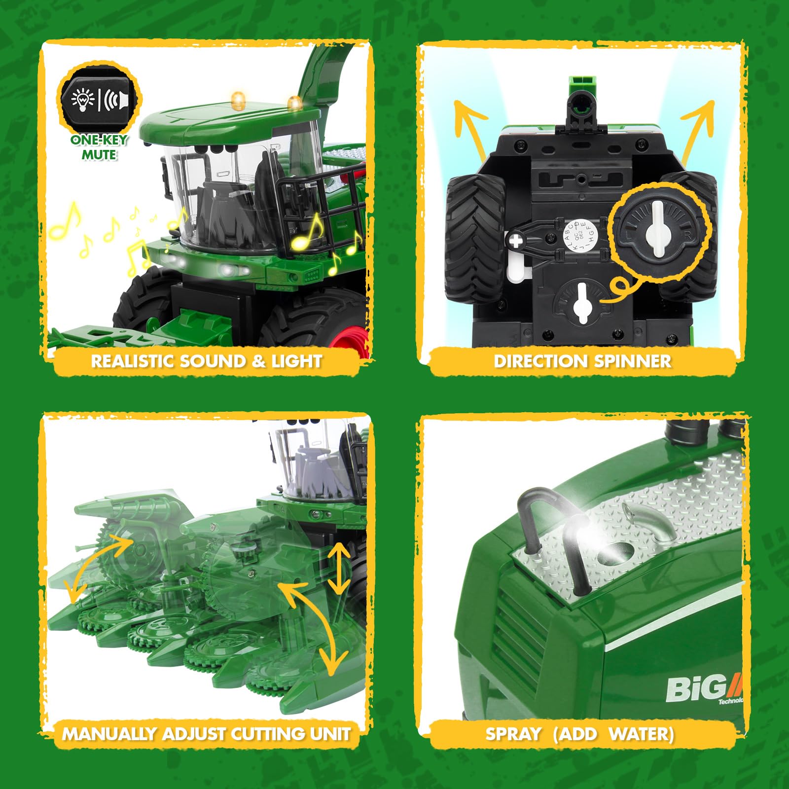 Uarzt interchangeable harvesting heads enable kids to switch farming tasks