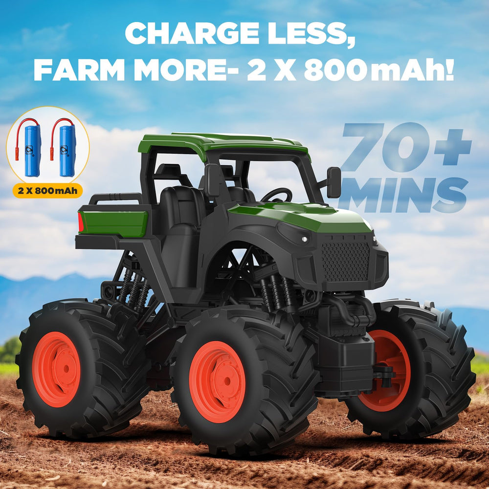 Uarzt RC Tractor durable chassis for carpet and yard play