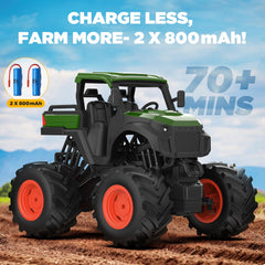 Uarzt RC Tractor durable chassis for carpet and yard play