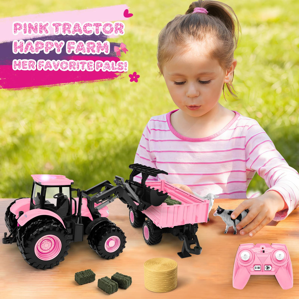 Uarzt Remote Tractor 2.4GHz remote for smooth, interference-free control.