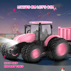 Uarzt Remote Tractor detachable dump trailer adds versatile hauling.