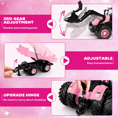 Uarzt Remote Tractor front loader enables interactive lifting play.