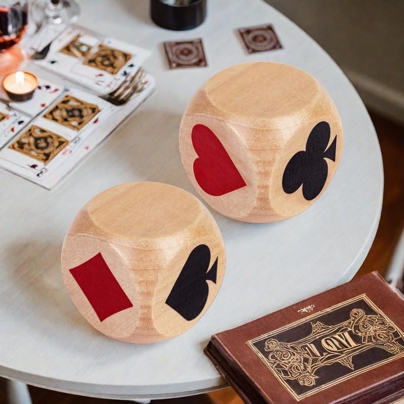UAYBABU Trump marker dice in use during home or bar card games.