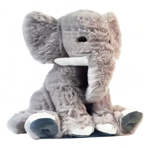 UBABER elephant plush features durable stitching for lasting comfort.