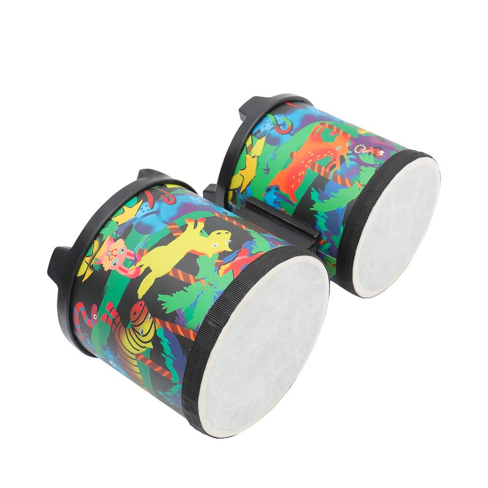 Ubblove Bongo Drum birch body blends natural materials with kid-friendly design