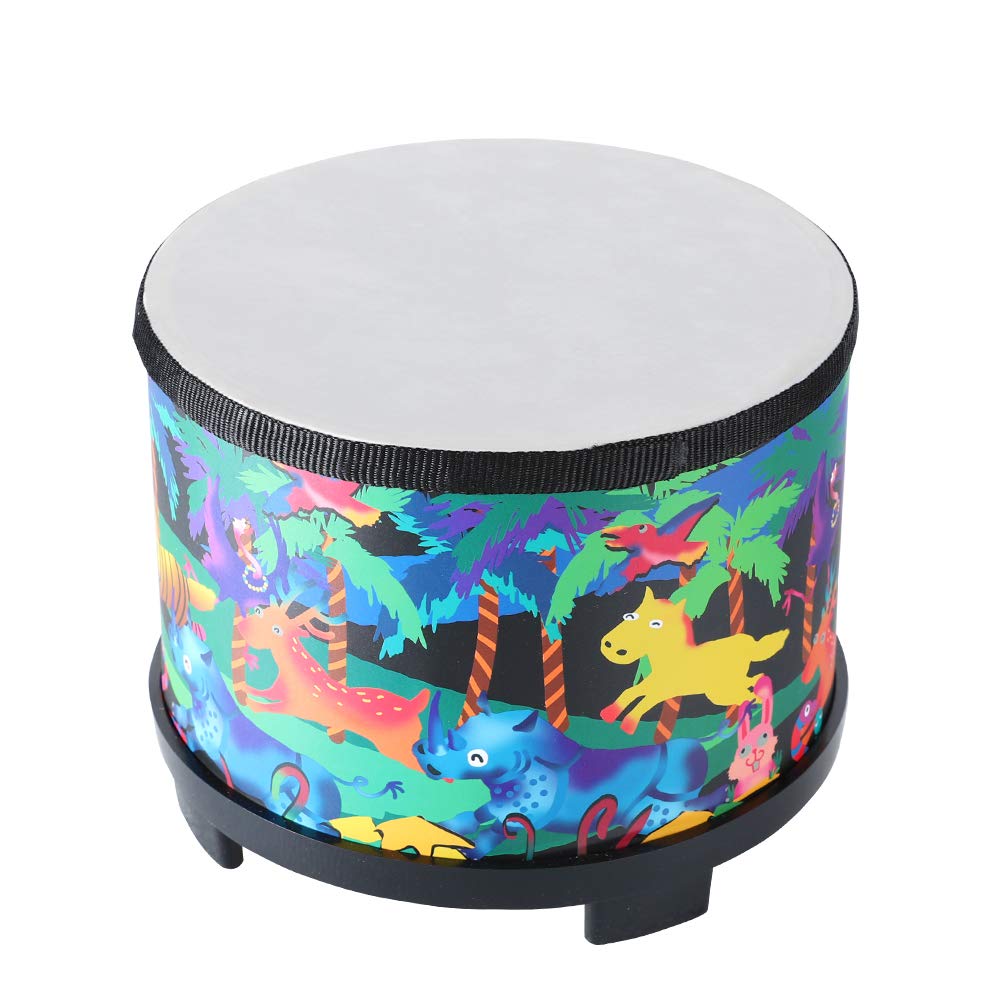 Ubblove Floor Drum Imitation Sheepskin—soft head delivers inviting drum tones.
