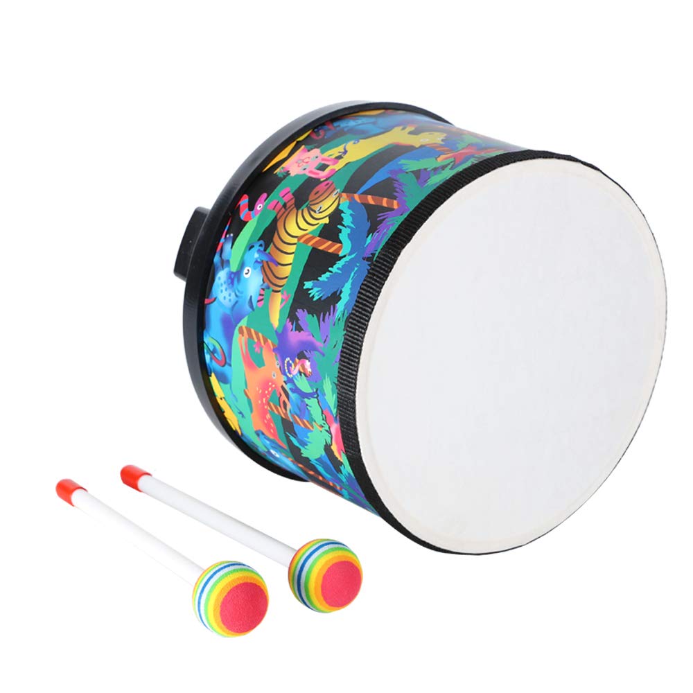 Ubblove Floor Drum with two mallets—easy, safe percussion on table or floor.
