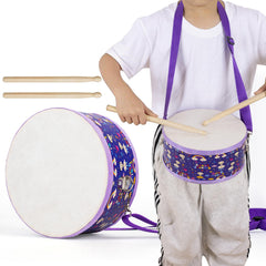 Ubblove Kids Drum Set with adjustable strap for on-the-go rhythm practice.