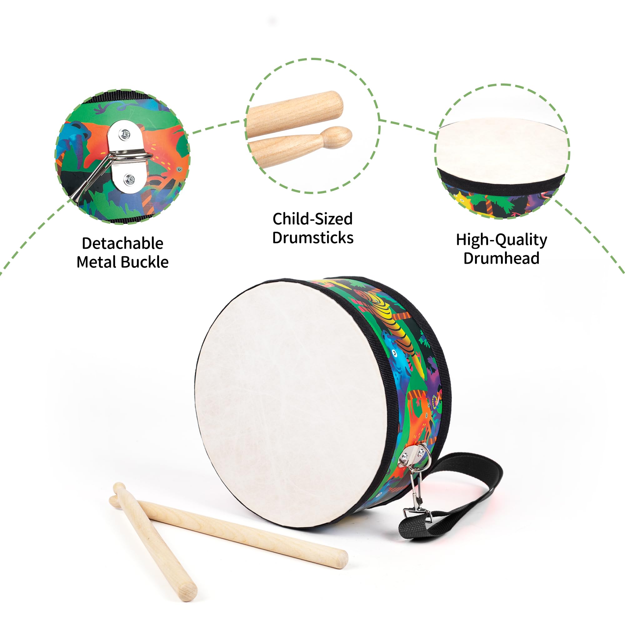 Ubblove toddler drum sticks with easy grip for early coordination