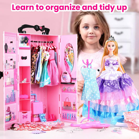 UCanaan doll clothes collection showcases diverse outfits for imaginative styling sessions.