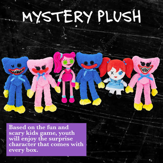 UCC Distributing Poppy Playtime mystery plush figure close-up, soft cuddle material