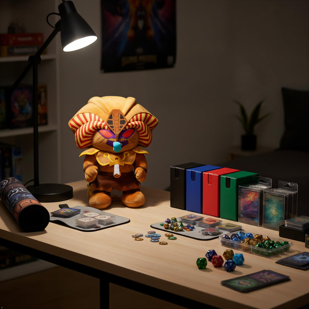 UCC Distributing Exodia plush side detail, highlighting craftsmanship for collectors.