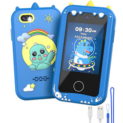 UCIDCI Dinosaur Kids Smart Phone with dual cameras for playful selfies and learning.