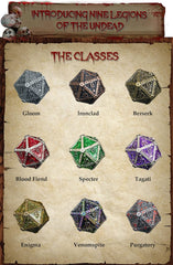 UD Unique Dice hand-polished zinc dice showcase premium craftsmanship and finish.