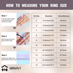 Udolfly casual gift ring ideal for birthdays and holidays
