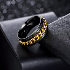 Udolfly titanium stainless steel ring emphasizes durability and hypoallergenic comfort