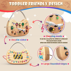 UdoUto busy board makes a thoughtful gift for little ones.
