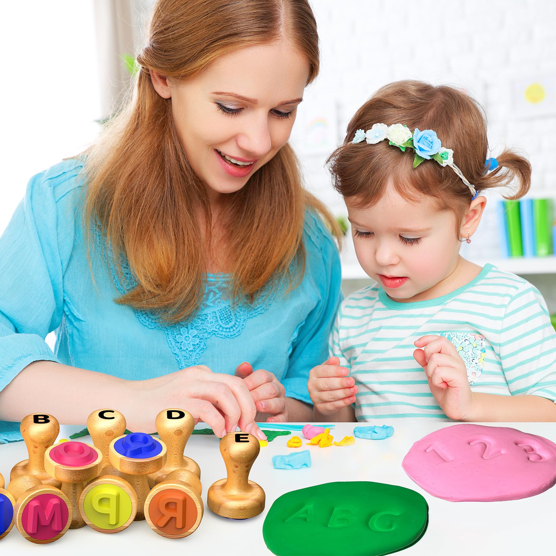 UdoUto safe non-toxic paint surface supports kid-friendly stamping