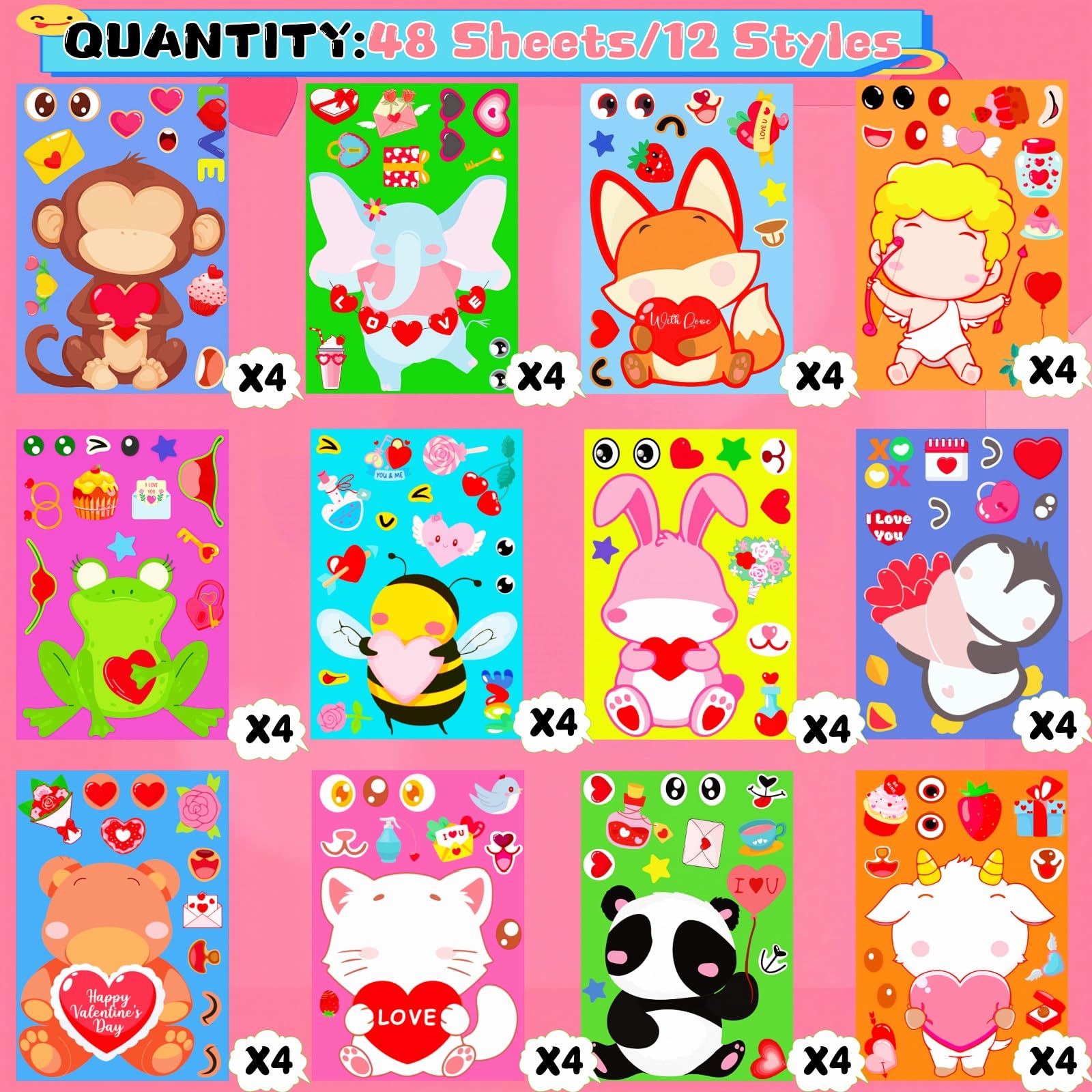UDTAATO party favor stickers perfect for kids celebrations